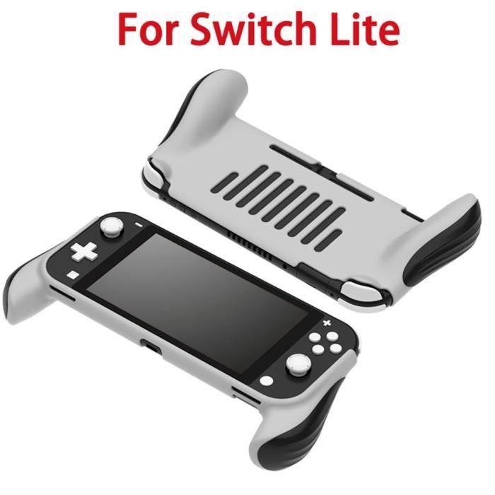 Housse étui silicone de protection pour console Nintendo Switch Lite - Gris  - Cdiscount Informatique