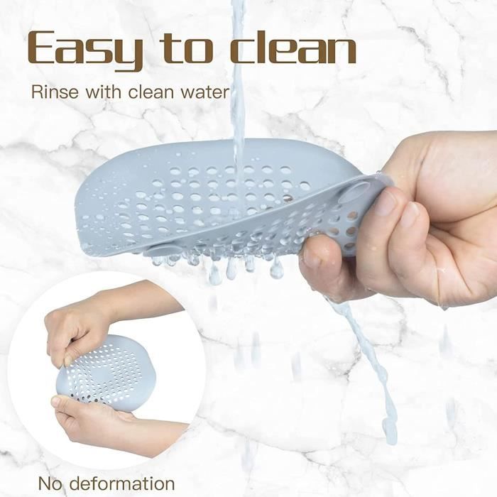 4pièces Couvercles De Drain Pour Acier Inoxydable Filtres De