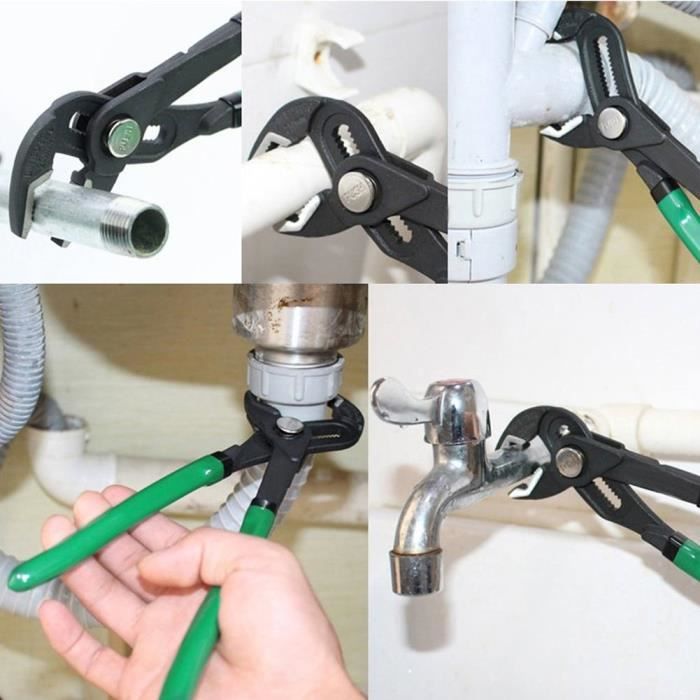 Pince à pompe à eau, clé à tuyau de plombier, pince à pompe résistante(12  pouces)