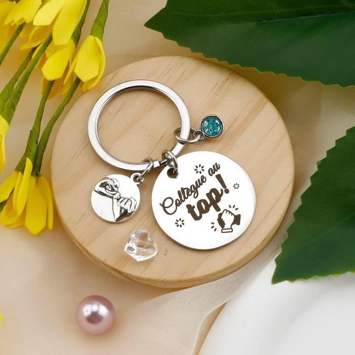 Porte Clef Idée Cadeau Départ Collegue De Travail, Meilleure Amie, Pour Une Amie, Femme Homme