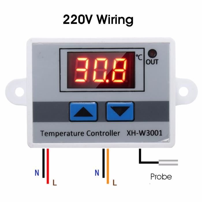 Thermostat KSD301AC Sourcing Map Thermostat Température Interrupteur KSD301AC 250V 10A 35°C NC 2Pcs Lot 2 Pièces Sourcing Map - 2