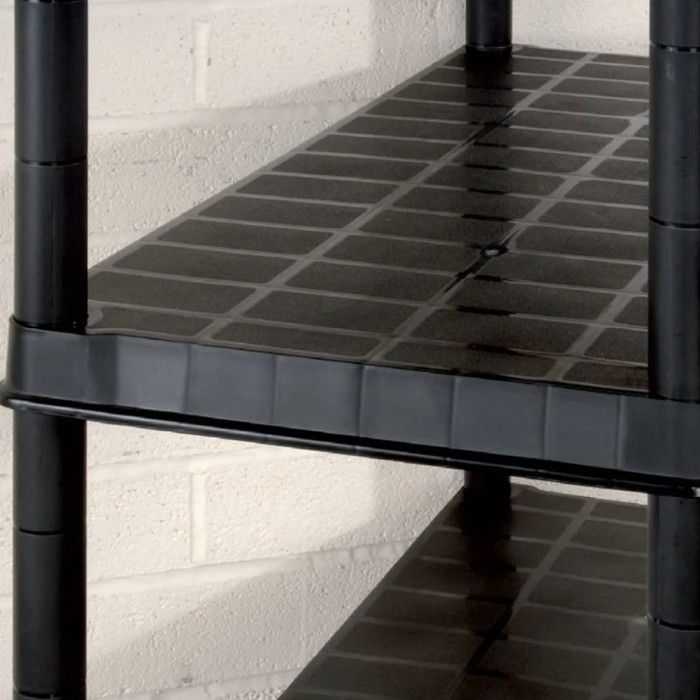 Rangement Charge Lourde Étagère Garage 5 Niveaux 180x90cm - Capacité 875kg Noir Garantie 5 Ans Etagere Rangement Rangement Charge Lourde Étagère Garage 5 Niveaux 180x90cm - Capacité 875kg Noir Garantie 5 Ans Etagere Rangement
