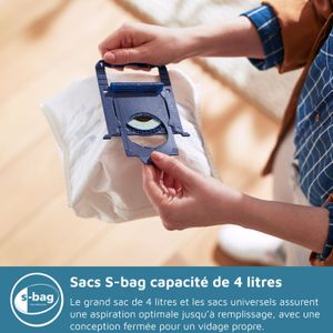 Boîte De 4 Sacs Aspirateur Type G 270x160mm - Compatibles Bosch, Siemens (réf. 00576334, 17000940...)
