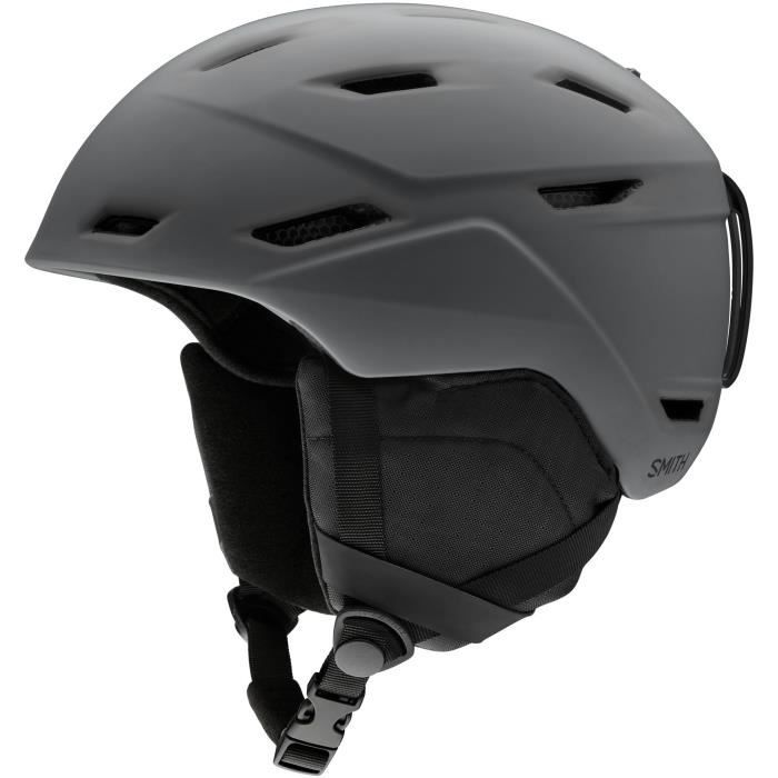 SMITH Casque de Ski Mission Matte - Mixte - Noir charbon