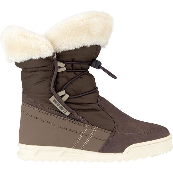 WINTER-GRIP Après ski Fourrure - Femme - Marron