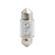 FLUX 2 ampoules navettes à LED - Blanches - 31 mm - 12V - 0,25W-0