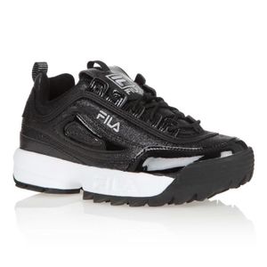 basket fila noir pailleté