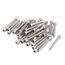 M2 x 10 mm moleté Tête hexagonale Socket Cap Vis Boulons Écrou Lot de 50 pcs