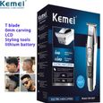 KM 5027 Kemei 6630-2026-5027- Rechargeable nez tondeuse pour hommes trimer oreille visage sourcil nez épilati-0