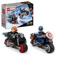 LEGO® Marvel 76260 Les Motos de Black Widow et de Captain America, Jouet Avengers L'âge d'Ultron-0