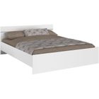 PARISOT Lit adulte BOSTON 160x200 - Décor blanc - Fabriqué en France