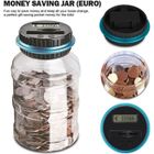 FOOTIER 1.5L Tirelire Compteur Numerique Electronique Numerique LCD Comptage Piece Tirelire Economie Jar Coins Boite De Rangement Pour