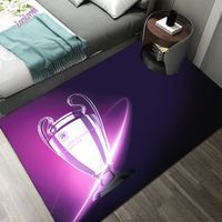 MBg-15525 Grand tapis de Football Champions pour salon impression 3D pour chambre à coucher tapis de bain do Taille:100x150cm