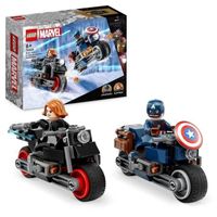 LEGO® Marvel 76260 Les Motos de Black Widow et de Captain America, Jouet Avengers L'âge d'Ultron