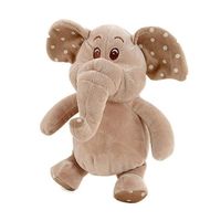 Peluche Elephant - NO NAME - 20 CM - Mixte - Enfant - Intérieur - Gris - Plush - 0 mois - Naissance