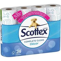 Scottex Papier Hygiénique Classic Clean Décor 24 rouleaux6