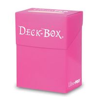 Deck Box Ultra Pro Solid Rose fluo