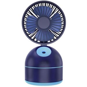 VENTILATEUR Ventilateur brumisateur silencieux portable - 123 - Hand held fan - Bleu - 35 dB - USB rechargeable