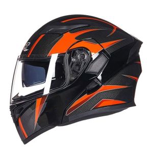 Casque Modulaire Rembourrage Lavable Casque Moto Modulable Double Visière - Homologué ECE - Taille M/L (59-60cm) - Unisexe Casque Scooter Homme Homologué