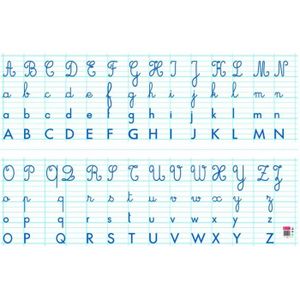 JEU D'APPRENTISSAGE Jouets éducatifs - Tableau souple effaçable à sec - Alphabet - 80 x 120 cm