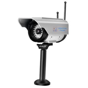 CAMÉRA FACTICE Caméra factice argentée surveillance de sécurité e