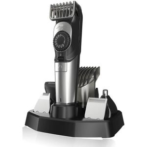 hatteker tondeuse cheveux tondeuse barbe professionnelle electrique avec ecran lcd sans fils usb rechargeable imperméable