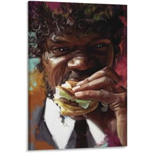 TABLEAU - TOILE Pulp Fiction Jules Winnfield Affiche De Film D'Art
