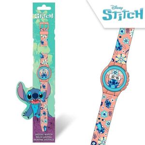 Cortney Lilo & Stitch Montre bracelet unisexe à quartz analogique avec  bracelet en cuir pour filles et garçons, Argenté., 40mm In diameter, Sangle  : : Mode