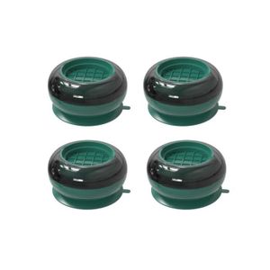 COUSSIN - MATELAS DE SOL 4 pièces vert - Polymères de sol pour machine à laver, Anti-vibration, Non ald, Stable, Réduction du bruit, R
