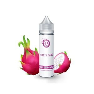 LIQUIDE E-liquide pour cigarettes électroniques Fruit du Dragon 50ml - Crazy Labs. + goodies Born To Vape