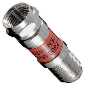 3m HD sat Câble 135 DB F Compression Connecteur or connecteur étanche coaxial 130