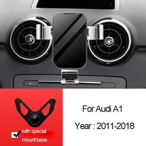 Support de téléphone de voiture pour Audi A1 8X, supports spéciaux 17mm,  support GPS, partenaires de soutien, support rapide, sortie d'air