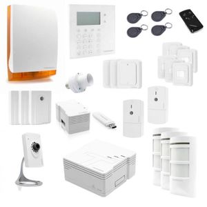 KIT ALARME Kit sécurité système d'alarme sans fil pour maison connectée 28 accessoires THOMSON