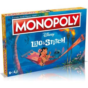 JEU SOCIÉTÉ - PLATEAU Jeux de société-Jeu - Lilo & Stitch - Monopoly Lil