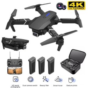 Lentille unique1 batterie-Drones caméra pour adultes, vidéo HD 4K, drones  de héros gestuels portables, fête, - Cdiscount Jeux - Jouets