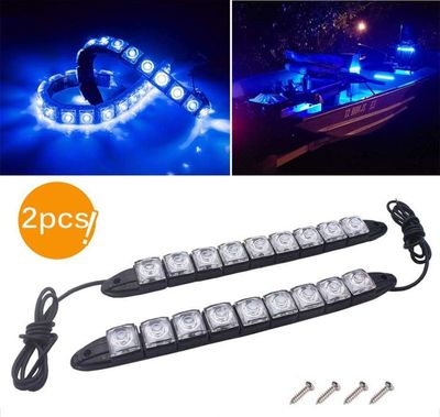 2 MARINE YACHT à Bateau Ponton 12V Acier inoxydable LED La navigation