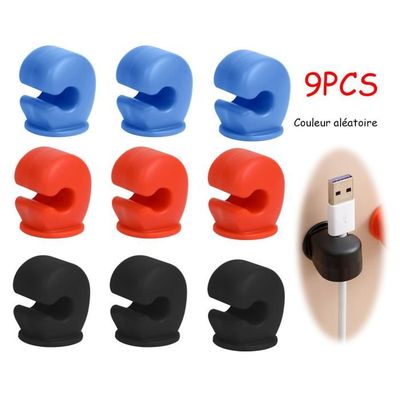 Lot De 120 Supports De Câble Pour Gestion Organisée Des Cordons