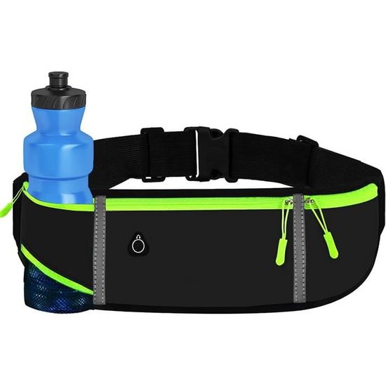 Ceinture De Course Résistante à L'Eau - Sangle Élastique Réglable - Pour Running, Randonnée, Voyage