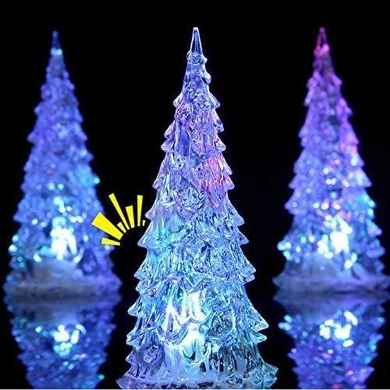 Mini Lumières De Sapin De Noël À Led Sapin De Noël En Acrylique À Led