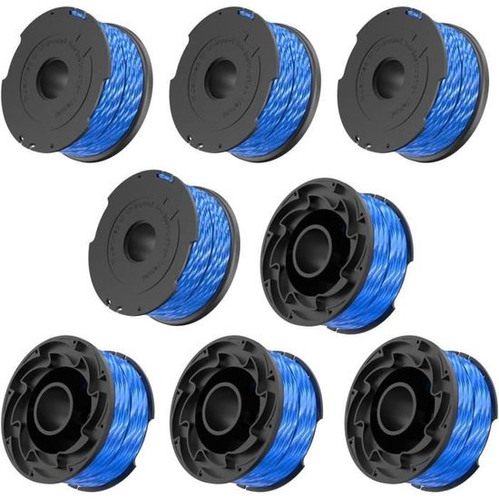 Bobines Fil Débroussailleuse Greenworks 1,65mm - 4,9m, Compatible Modèles 24V