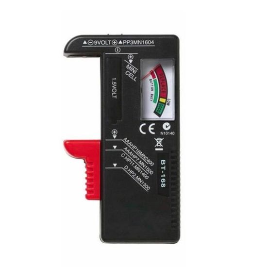 Testeur De Piles Numérique AXFEE - Universel Pour AA, AAA, C, D, 9V, 18650 Et Piles Bouton