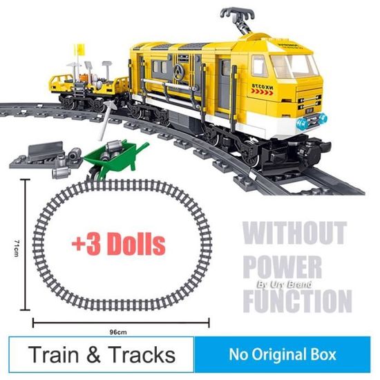 Ensemble de Train électrique technique City Cargo pour garçonss blocs de  construction de moteurss rails d39ingén Train with Tracks - Cdiscount Jeux  - Jouets