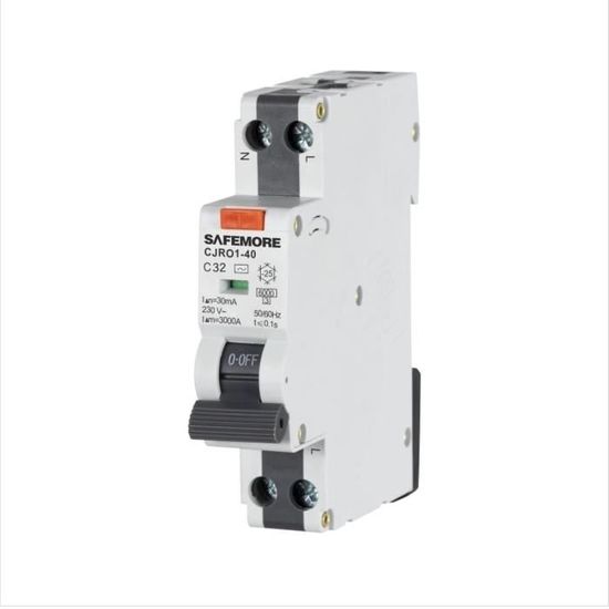 Interruttore DIN Modular 6kA Interruttore RCBO FI+LS 10-25A 30mA - Protezione Da Corto E Dispersione, 1 Polo, Per Quadro Elettrico Rcbo 10A 16A 20A - Foto 10