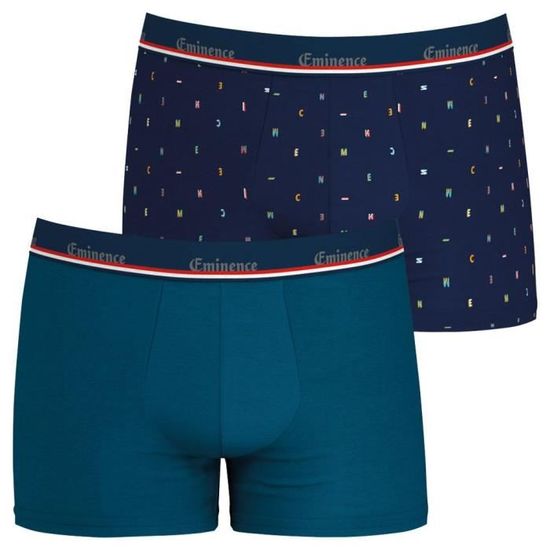 Lot 3 Slips Homme Eminence Taille Basse – Coton Peigné Longues Fibres – Motifs Fantaisie Colorés – Confort & Élégance
