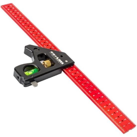 Règle De Travail Du Bois En Forme De L En Alliage D'aluminium