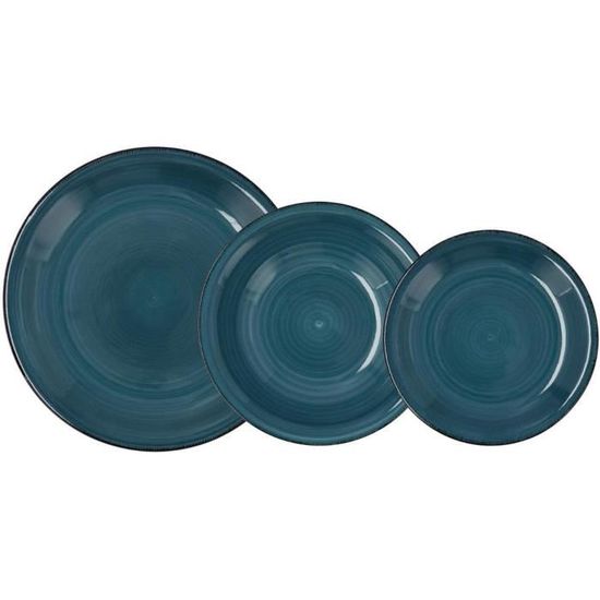 Quid Vita Aqua Vaisselle En Céramique Compatible Micro-ondes Et Congélateur Empilable