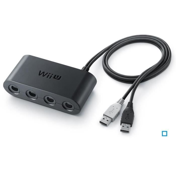 Adaptateur Wii U pour Manette Nintendo GameCube - Cdiscount Informatique