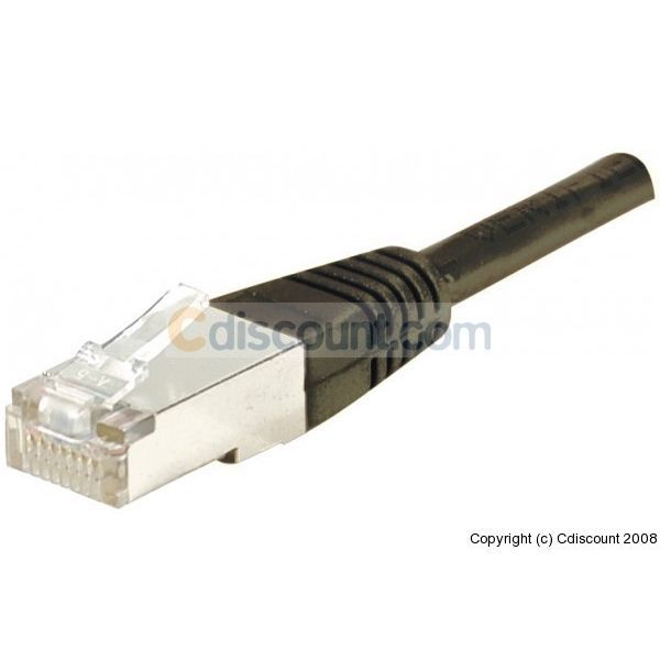 Câbles réseau GENERIQUE Cordon RJ45 patch FTP CAT 5e Jaune - 25 m