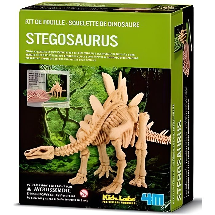 Kit de fouille de dinosaure - 4M - Stegosaurus - Archéo-Ludic