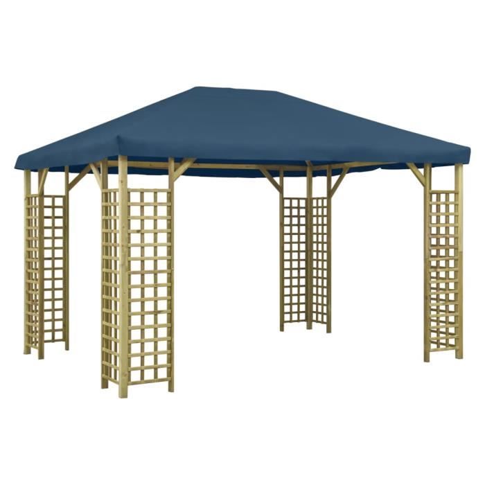 Tonnelle de Jardin Barnum - Belvédère 4x3 m Bleu